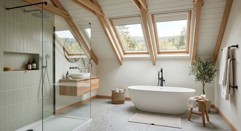 Attic Bathroom Remodeling in Nashua, NH